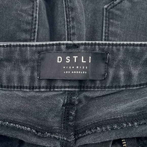 DSTLD Black Distressed Skinny Jeans Size 27 Women’s - Picture 2 of 6
